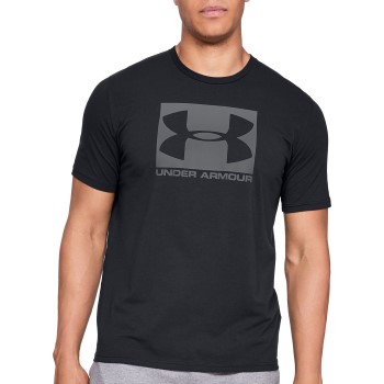 Under Armour Boxed Sportstyle Short Sleeve T-shirt Sort Large Herre