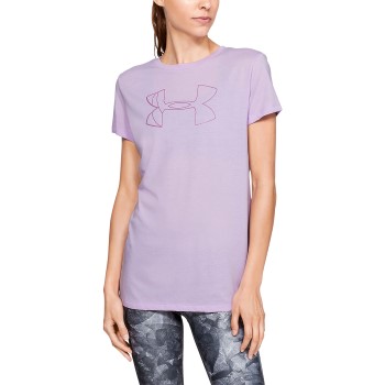 Se Under Armour Graphic Logo Classic Crew Lyseviolet Small Dame ved Timarco