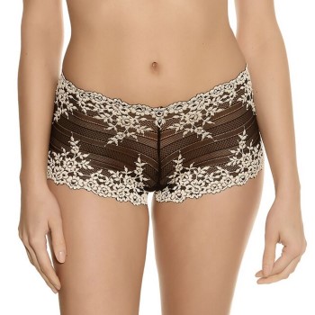 Wacoal Trusser Embrace Lace Boyshort Sort Large Dame