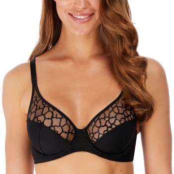 Wacoal Bh Lisse Average Wire Bra Sort B 90 Dame