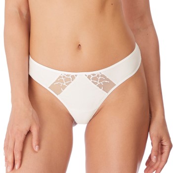 Wacoal Trusser Lisse Thong Hvid Medium Dame