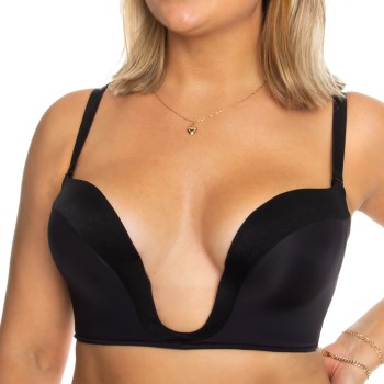 Wonderbra Bh Ultimate Silhouette Micro Plunge Sort B 70 Dame