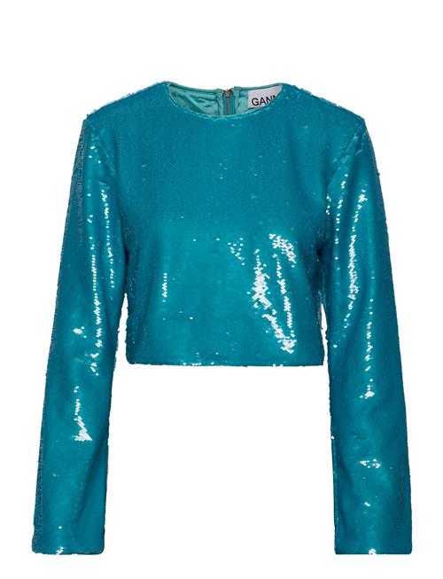 Se Ganni Sequins Ganni Blue ved Booztlet