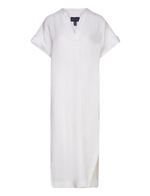 Relaxed Ss Linen Caftan GANT White