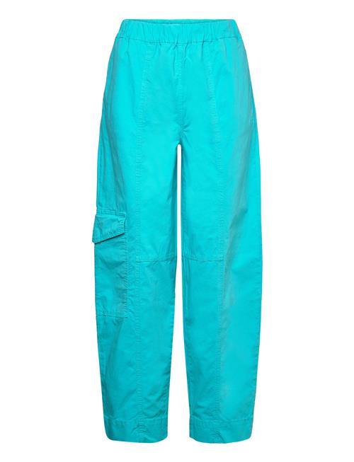 Ganni Washed Cotton Canvas Ganni Blue