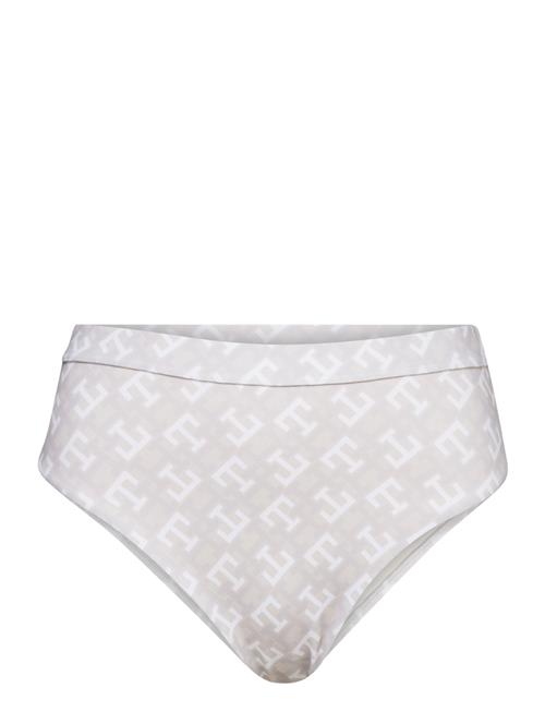 High Waist Cheeky Bikini Print Tommy Hilfiger White