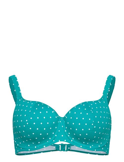 Jewel Cove Uw Sweetheart Bikini Top Freya Blue