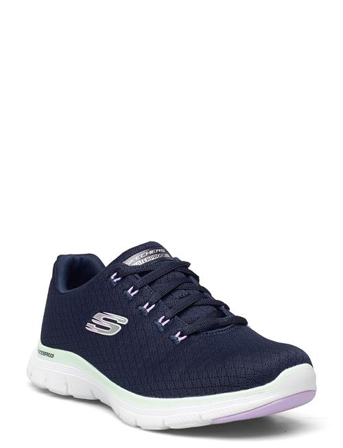 Se Skechers Womens Flex Appeal 4.0 - Waterproof Skechers Blue ved Booztlet