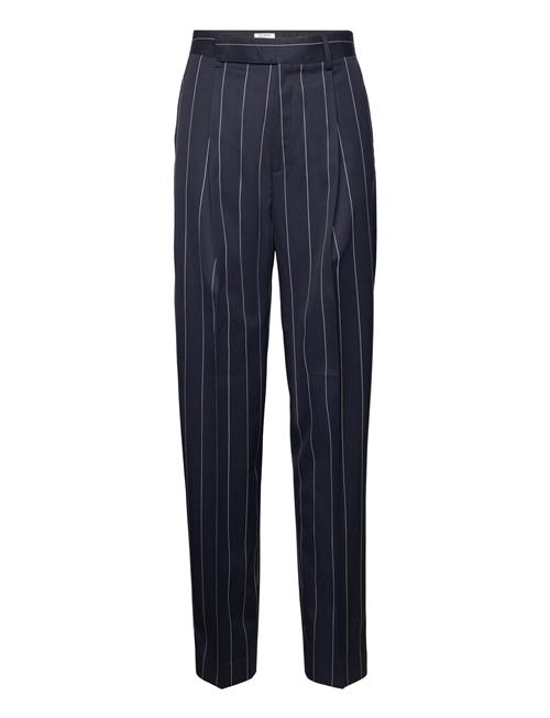 Se Filippa K Julie Pinstripe Trousers Filippa K Navy ved Booztlet