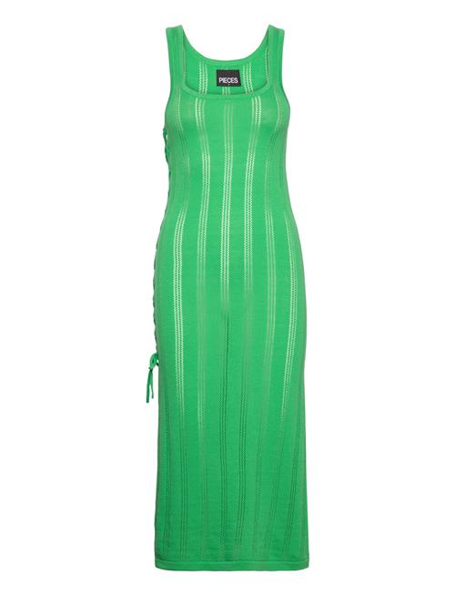 Pcbeana Long Knit Dress Sww Bc Pieces Green