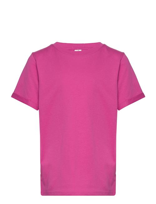 Se Little Pieces Pkria Ss Fold Up Solid Tee Tw Bc Little Pieces Pink ved Booztlet