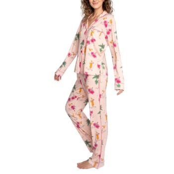 Se PJ Salvage Playful Prints Pyjama Lyserosa Large Dame ved Timarco