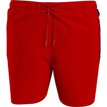 Tommy Hilfiger Badebukser Medium Drawstring Woven Swimshorts Rød polyamid Large Herre