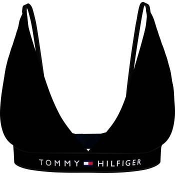 Tommy Hilfiger Bh Unlined Triangle Bra Sort økologisk bomuld Large Dame