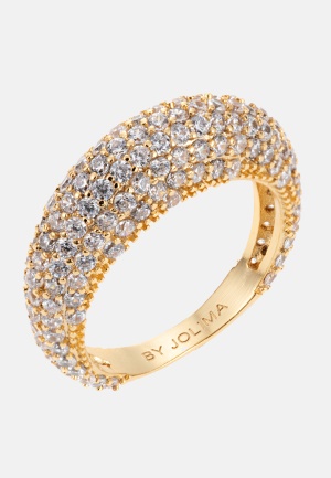 BY JOLIMA Rock Crystal Ring Gold 18