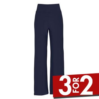 Se Damella Bamboo Lounge Pants Marineblå Bambus Large Dame ved Timarco