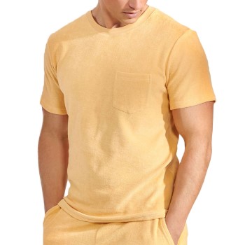 Bread & Boxers Bread and Boxers Terry T-Shirt Gul økologisk bomuld X-Large Herre