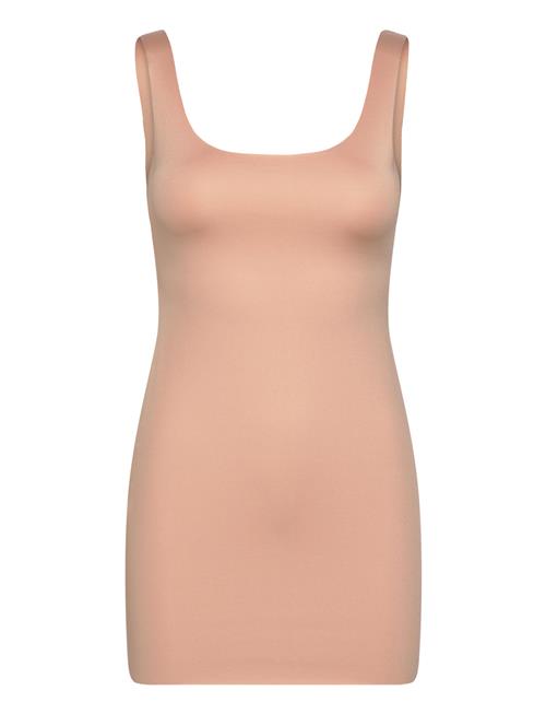 Mango Seamless Dress With Straps Mango Beige