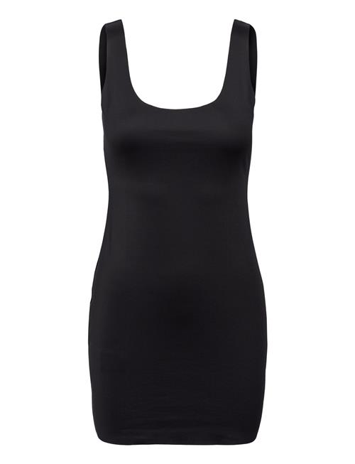 Mango Seamless Dress With Straps Mango Black