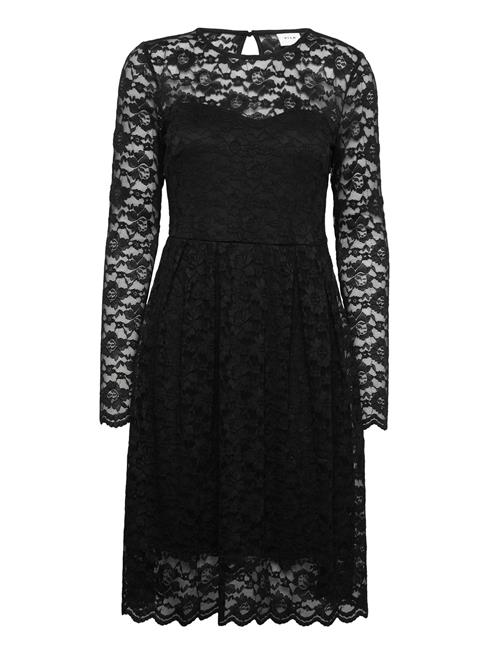 Vikalila L/S Lace Dress - Noos Vila Black