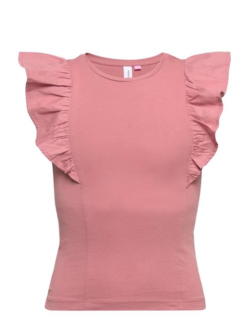 Vero Moda Girl Vmlola Sl Ruffle Top Jrs Girl Vero Moda Girl Pink