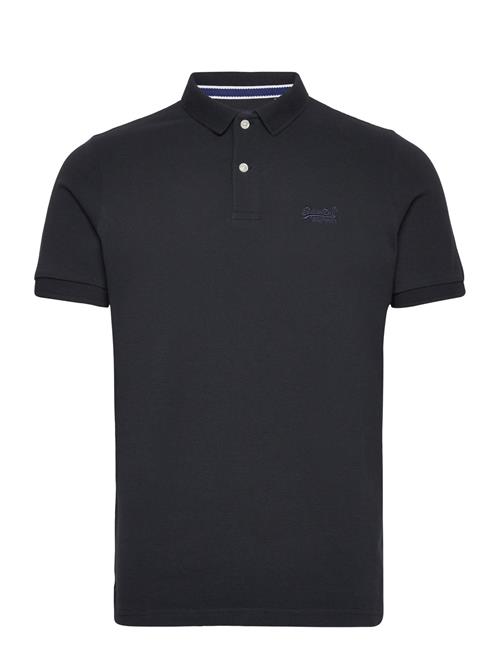 Se Superdry Classic Pique Polo Superdry Navy ved Booztlet