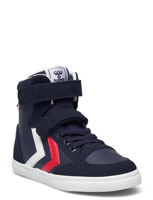 Hummel Slimmer Stadil Leather High Jr Hummel Blue