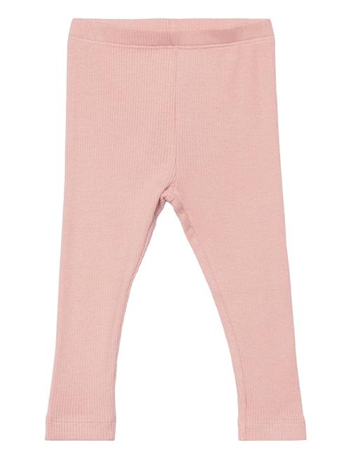 Minymo Leggings Rib Minymo Pink