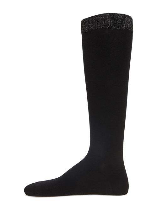 Wool/Silk Knee Socks Mp Denmark Black