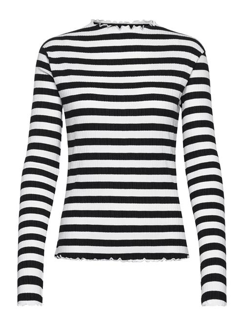 Karen By Simonsen Candacekb Big Stripe Ls Karen By Simonsen Black