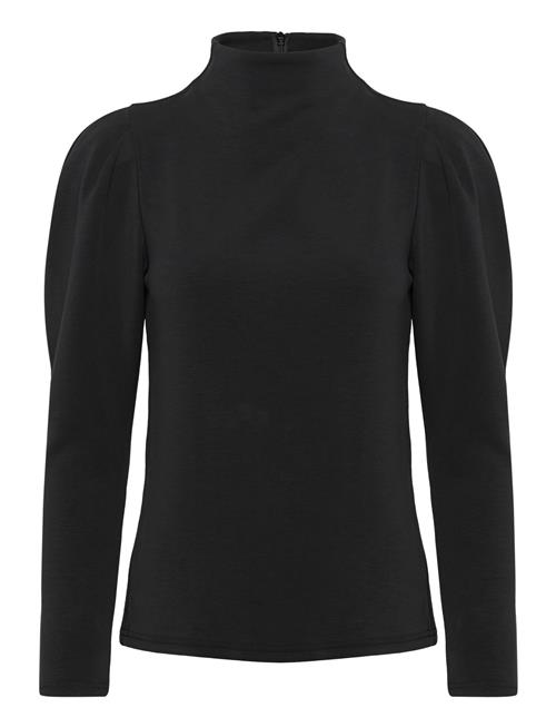 Se Slffenja Ls T-Neck Top B Noos Selected Black ved Booztlet