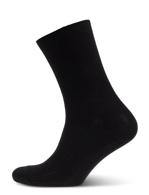 mp Denmark Fine Cotton Rib Socks Mp Denmark Black