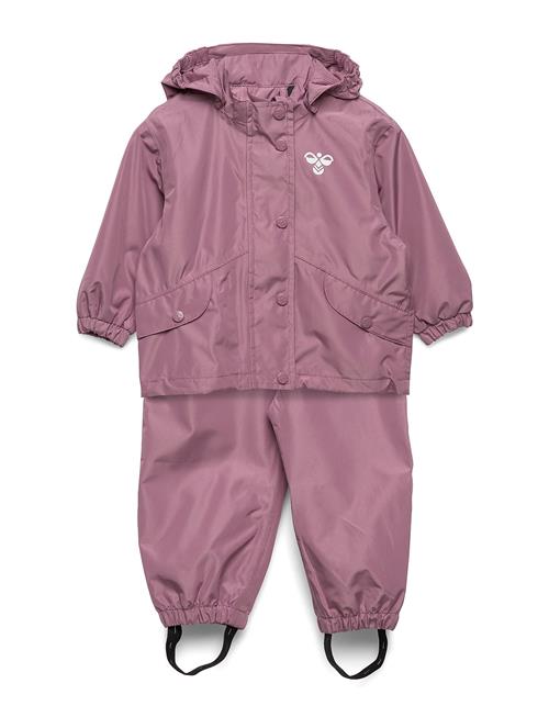 Hmlreva Rainsuit Mini Hummel Purple