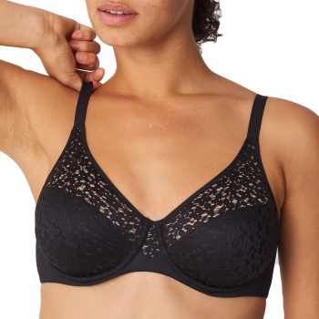 Chantelle Bh EasyFeel Norah Underwired Bra Sort nylon C 85 Dame