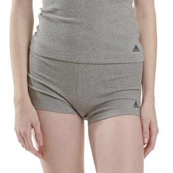 adidas Trusser Active Flex Ribbed Boxer Shorts Grå bomuld Large Dame