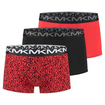 Michael Kors 3P Stretch Factor Trunks Rød bomuld Medium Herre