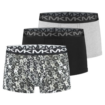 Michael Kors 3P Stretch Factor Trunks Sort/Hvid bomuld Small Herre