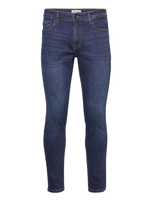 Se ONLY & SONS Onsloom Slim D. Blue 6749 Dnm Jeans Noos ONLY & SONS Blue ved Booztlet