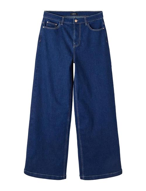 Se LMTD Nlfteces Dnm Hw Extra Wide Pant LMTD Blue ved Booztlet