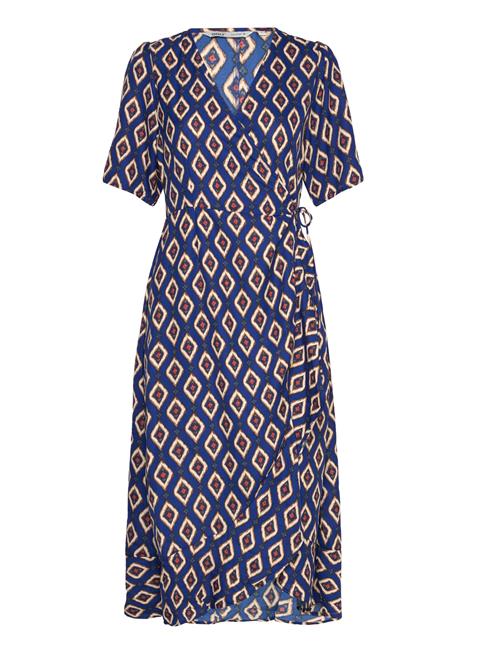 ONLY Onlleah S/S Wrap Midi Dress Ex Ptm ONLY Navy