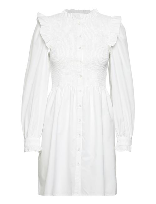 ONLY Onlaspen L/S Smock Dress Wvn ONLY White