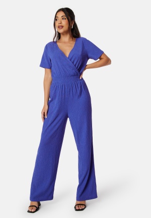 Happy Holly Kali smock jumpsuit Blue 32/34