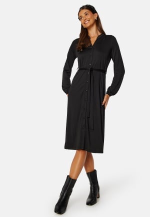 Se Happy Holly Madelyn midi dress Black 32/34 ved Bubbleroom