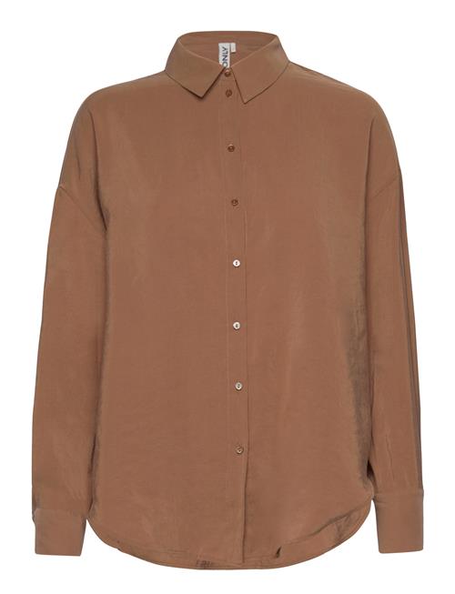 ONLY Onliris L/S Modal Shirt Wvn ONLY Brown