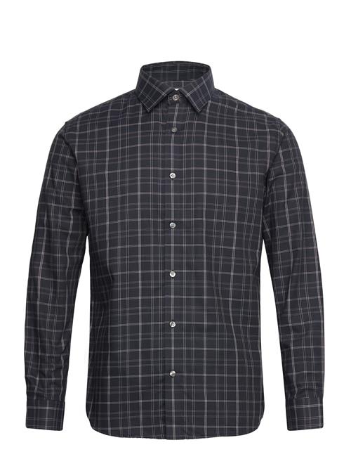 Slhregsaturn-Untuck Shirt Ls Classic Selected Navy