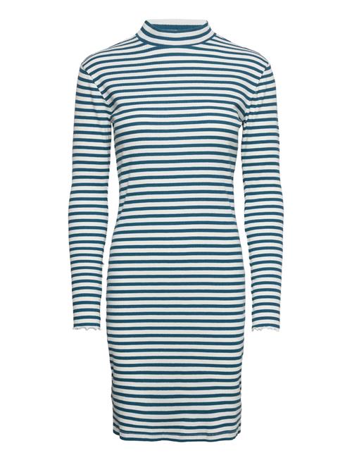 Vila Vithessa High Neck L/S Dress Vila Blue