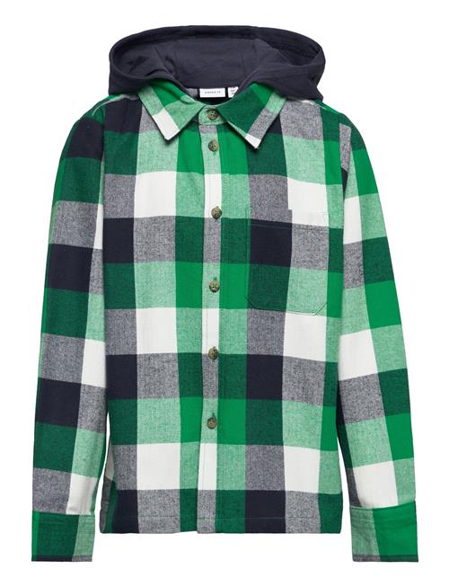 Nkmlane Ls Overshirt Wh Name It Green