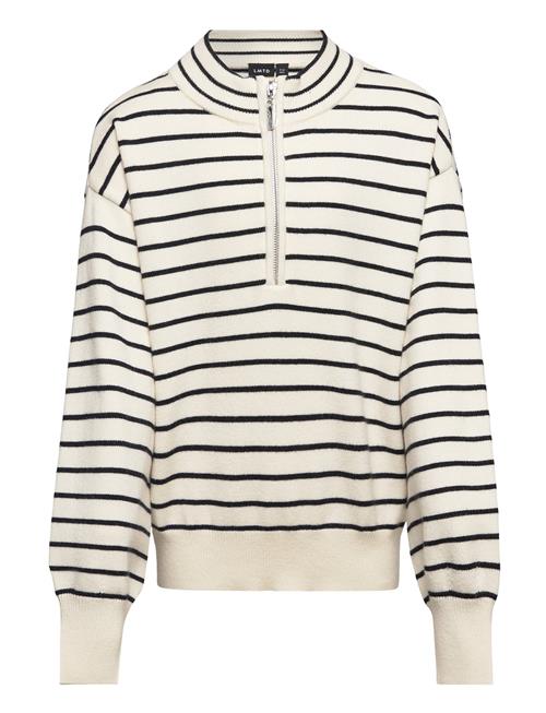 LMTD Nlfkancy Ls Half Zip Knit LMTD Patterned