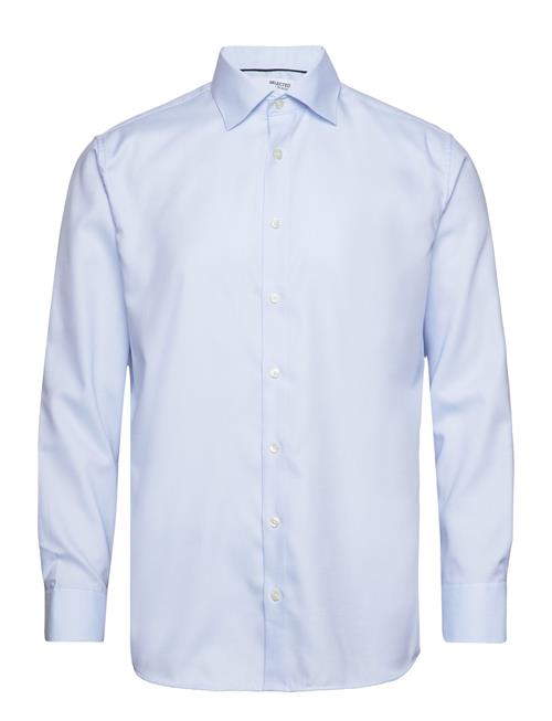 Slhregduke-Non Iron Shirt Ls Noos Selected Homme Blue