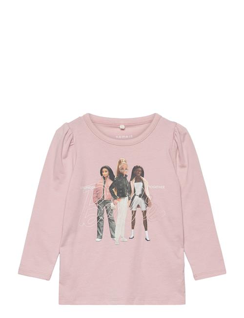 Nmfjetana Barbie Ls Top Box Sky Name It Pink